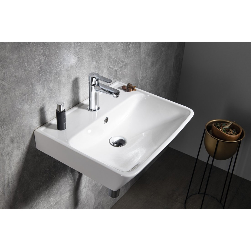 Bruckner - Lavabo encastré NEON 50x41,5 cm céramique/blanc