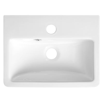Bruckner - Lavabo NOAM 37,5x28 cm ceramica/bianco