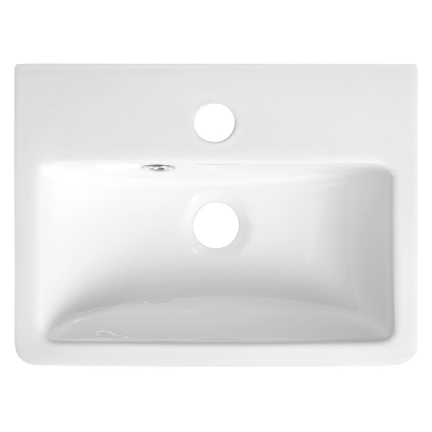 Bruckner - Lavabo NOAM 37,5x28 cm ceramica/bianco