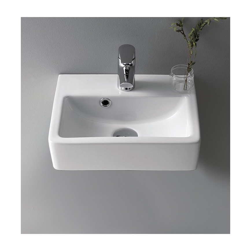 Bruckner - Lavabo NOAM 37,5x28 cm céramique/blanc