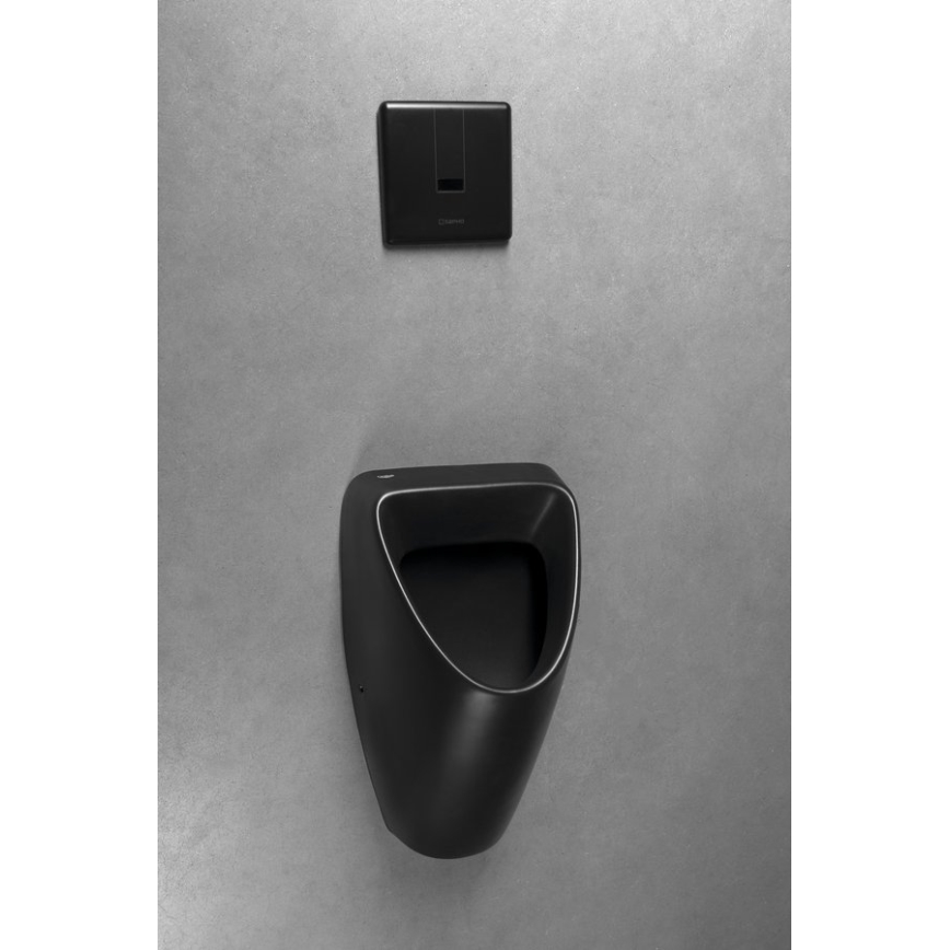 Bruckner - Orinatoio SCHWARN tubo posteriore, scarico posteriore ceramica/nero opaco