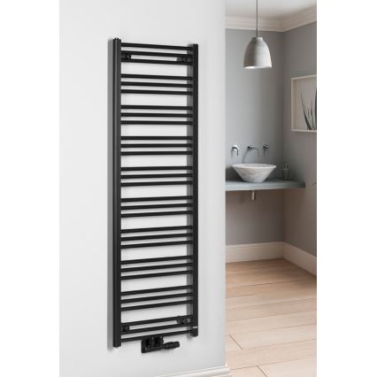 Bruckner - Radiateur de salle de bains ALBRECHT 657W/230V 50x157 cm noir mat