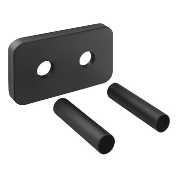 Bruckner - Rosette de couverture pour le raccordement central WICHER mat noir