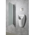 Bruckner - SCHWARN Orinatoio, ingresso acqua posteriore e scarico posteriore + sciacquone integrato 6V CC, bianco