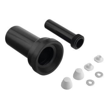 Bruckner - Set di collegamento per WC sospeso 25 cm nero