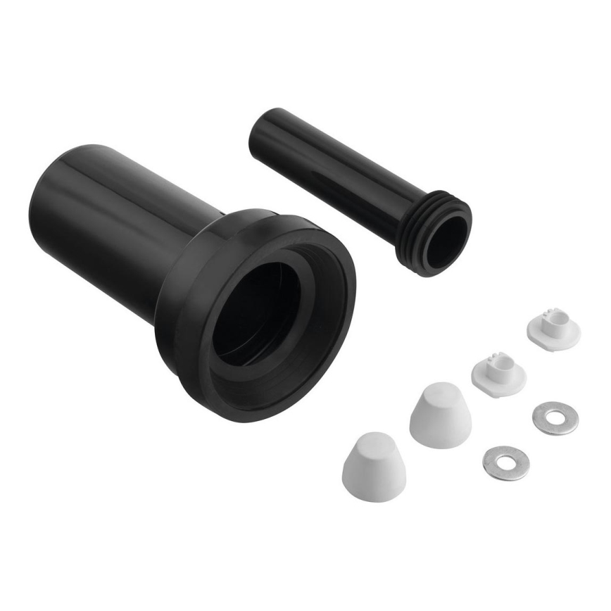 Bruckner - Set di collegamento per WC sospeso 25 cm nero