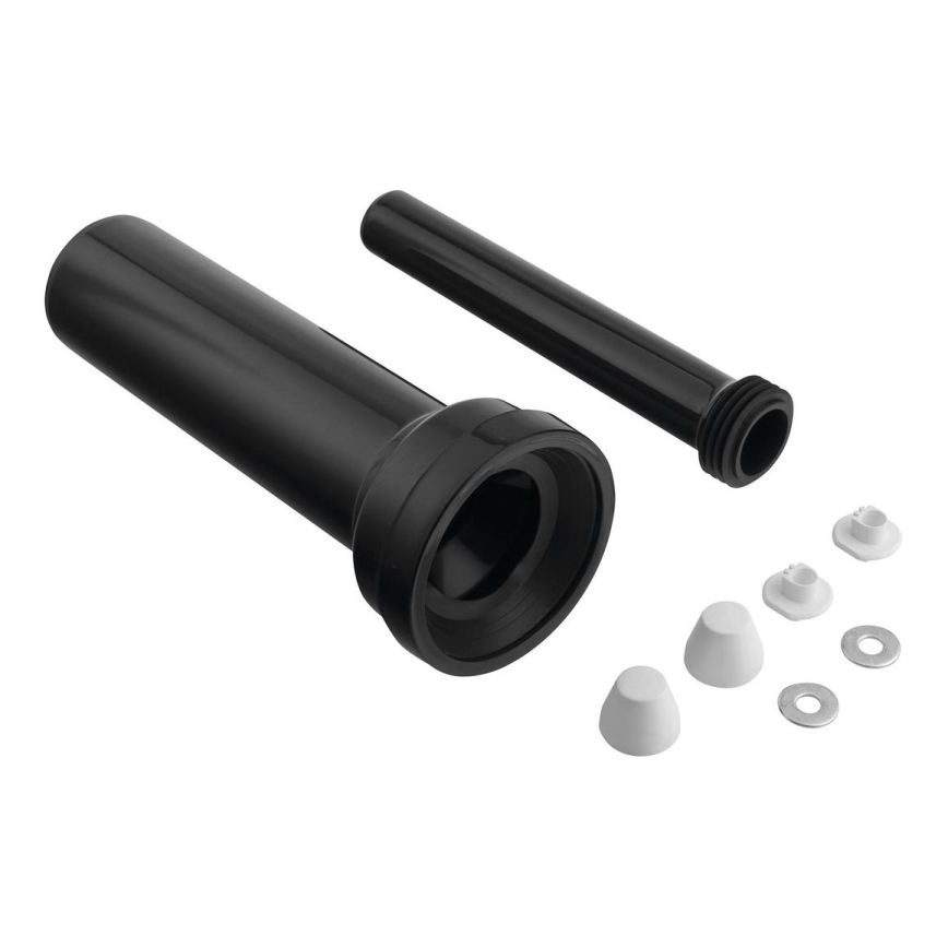 Bruckner - Set di collegamento per WC sospeso 35 cm nero