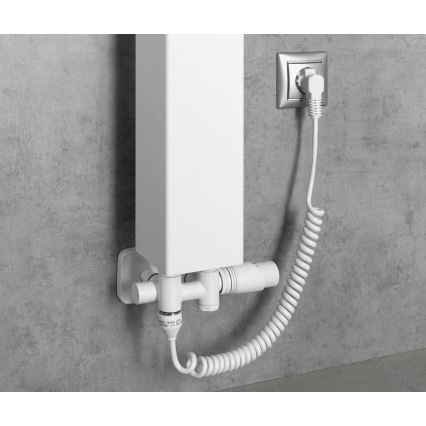 Bruckner - Set di connessione termostatica per collegamento centrale WICHER COMBI bianco