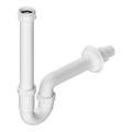 Bruckner - Siphon de lavabo DN40 blanc
