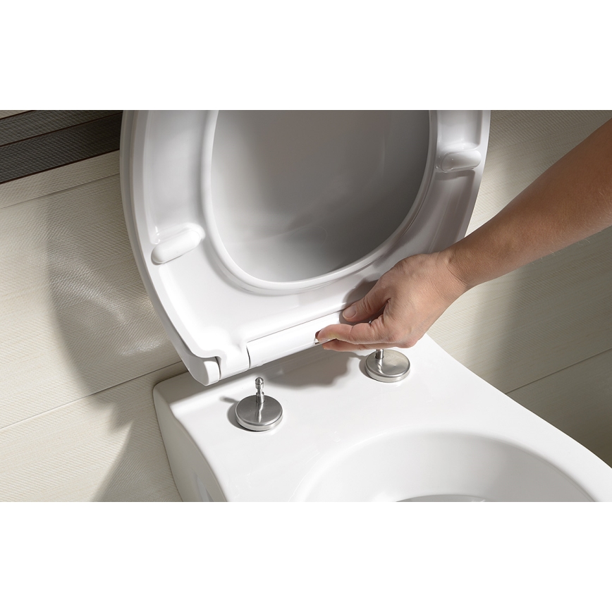 Bruckner - Toilettensitz SoftClose FULDA SLIM weiß