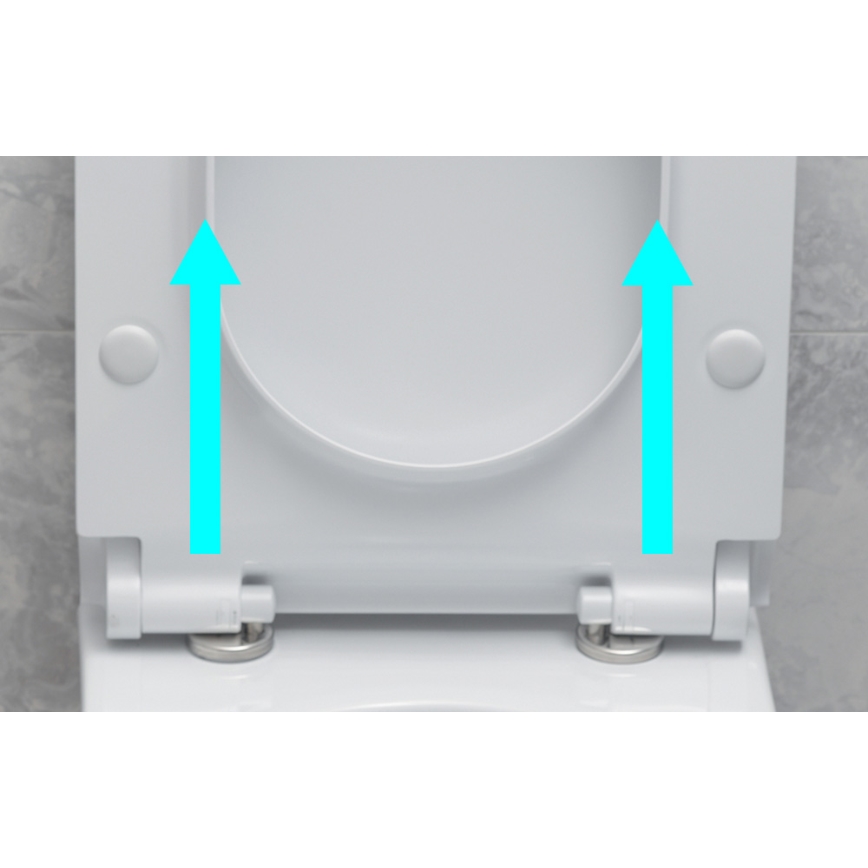 Bruckner - Toilettensitz SoftClose FULDA SLIM weiß