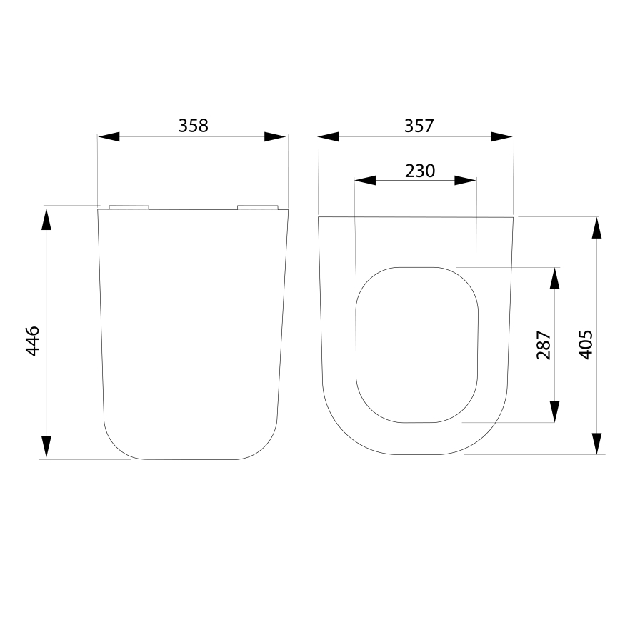 Bruckner - Toilettensitz SoftClose WALTER SLIM weiß