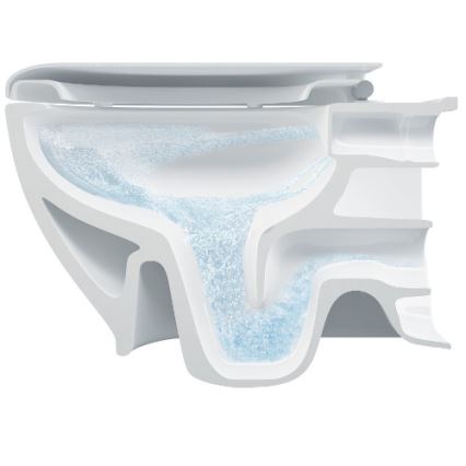 Bruckner - Toilettes suspendues Rimless WALTER céramique/blanc