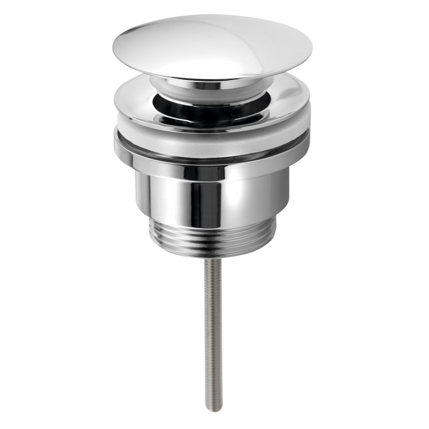 Bruckner - Waschbeckenablauf ohne Überlauf CLICK-CLACK d 6,4 cm glänzendes Chrom