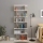Bücherregal BATES 160x60 cm weiß/Eiche