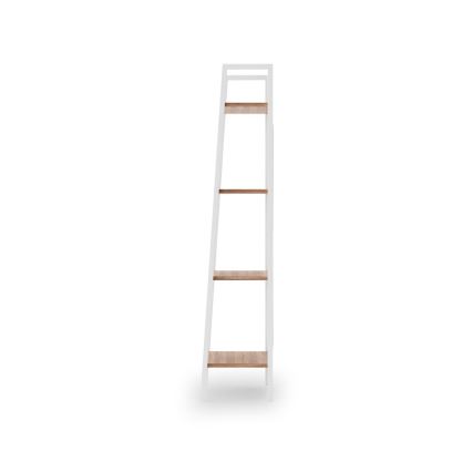 Bücherregal NARVIK 148x34 cm weiß / Eiche Sonoma