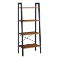 Bücherregal NAVARO braun/schwarz