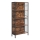 Bücherregal NAVARO braun/schwarz