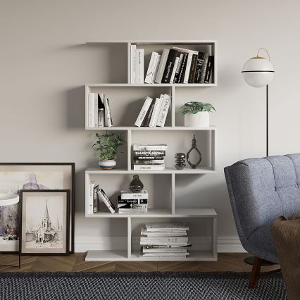 Bücherregal NILUFER 156x90 cm weiß