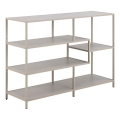 Bücherregal SARON 114 x 78 cm, grau