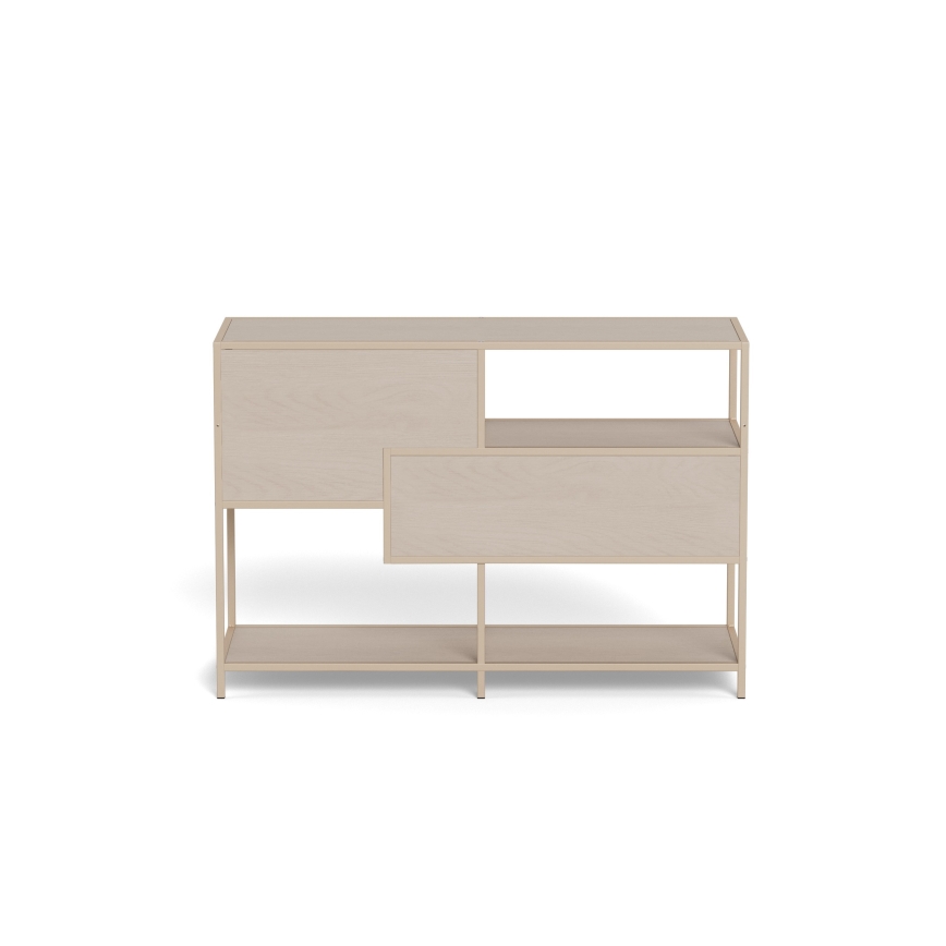 Bücherregal SARON 114x78 cm grau