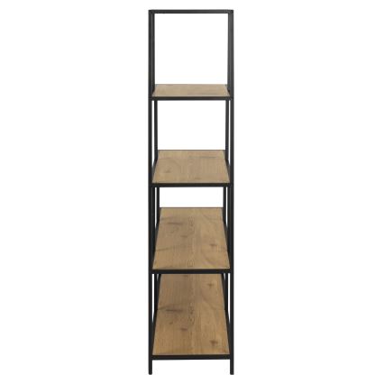 Bücherregal SARON Eiche/schwarz