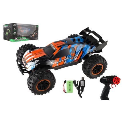 Buggy radiocommandé 7,4 V/500 mAh — bleu/orange