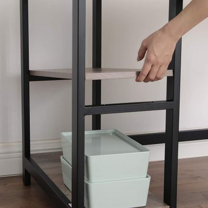 Bureau d'angle SOLEA marron/noir