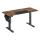 Bureau réglable en hauteur SOLEA-X marron/noir