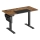 Bureau réglable en hauteur SOLEA-X marron/noir