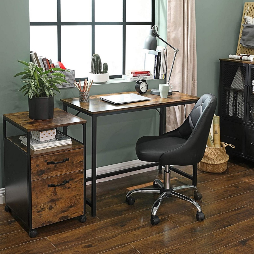 Bureau SOLEA marron/noir