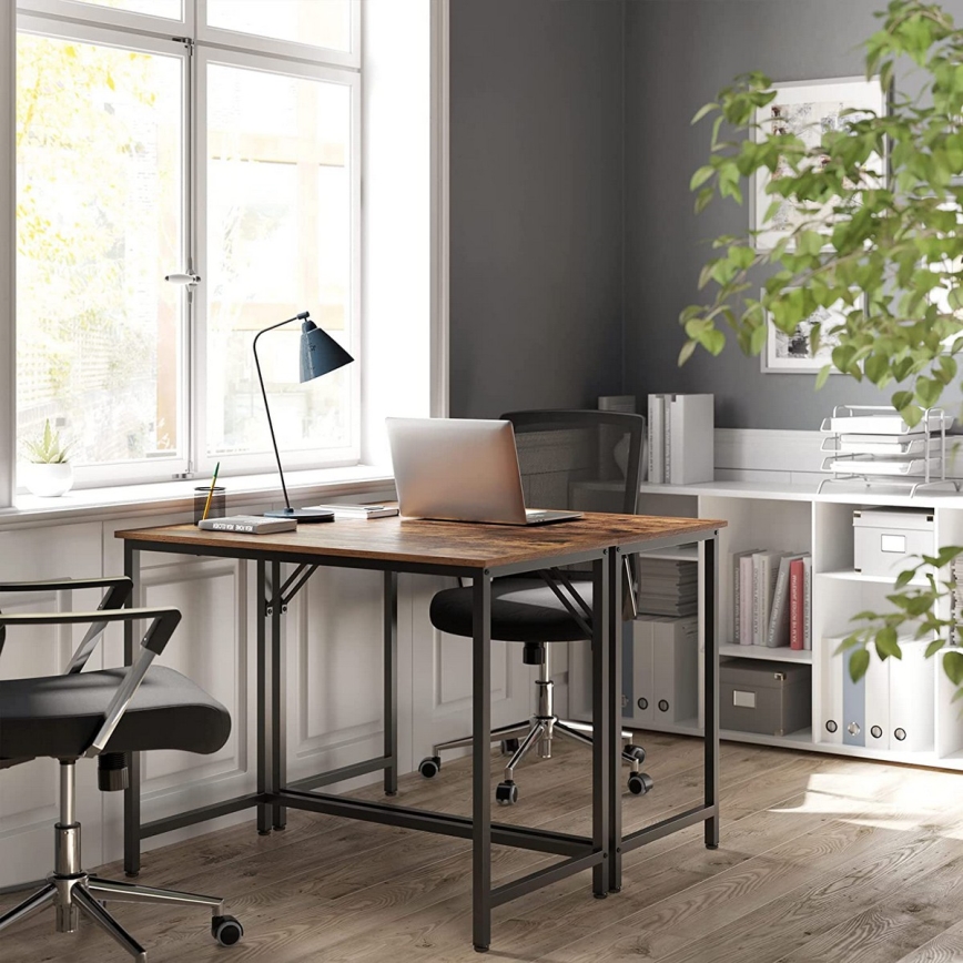 Bureau SOLEA marron/noir