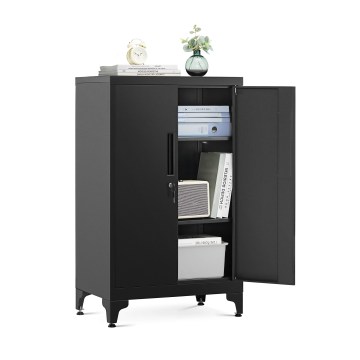 Büroschrank KAZE 60 x 40 cm schwarz