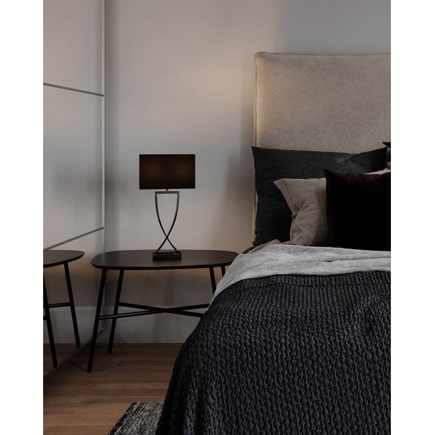 ByRydens - Lampada da tavolo OMEGA 1xE27/5W/230V nera