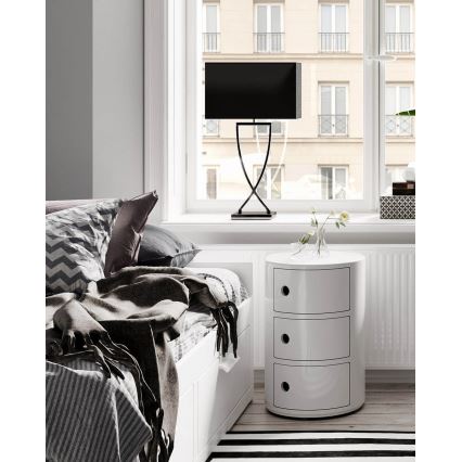 ByRydens - Lampada da tavolo OMEGA 1xE27/5W/230V nera