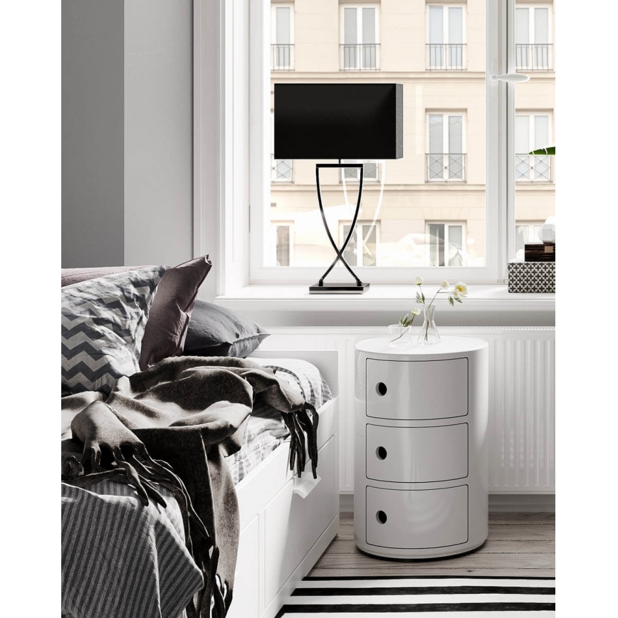 ByRydens - Lampe de table OMEGA 1xE27/5W/230V noire