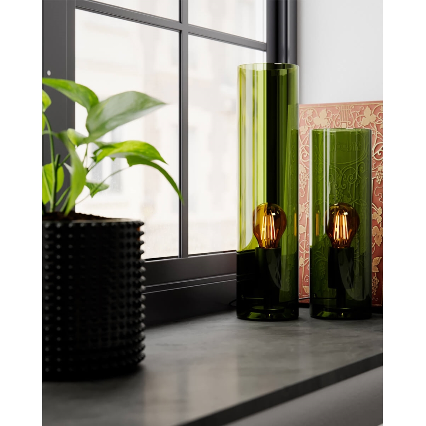 ByRydens - Lampada da tavolo FLAKE 1xE27/8W/230V verde