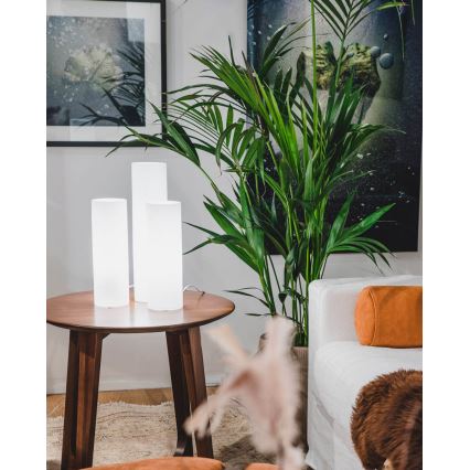 ByRydens - Tischlampe FLAKE 1xE27/8W/230V weiß