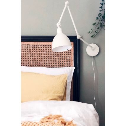 ByRydens - Applique murale à intensité variable BAZAR 1xE27/5W/230V blanc