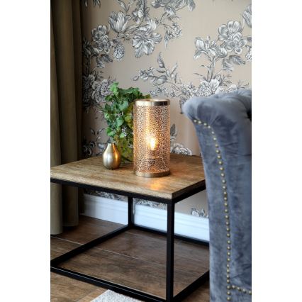 ByRydens - Lampada da tavolo HERMINE 1xE14/5W/230V in ottone