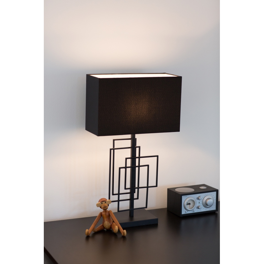ByRydens - Lampada da tavolo PARAGON 1xE27/5W/230V nera