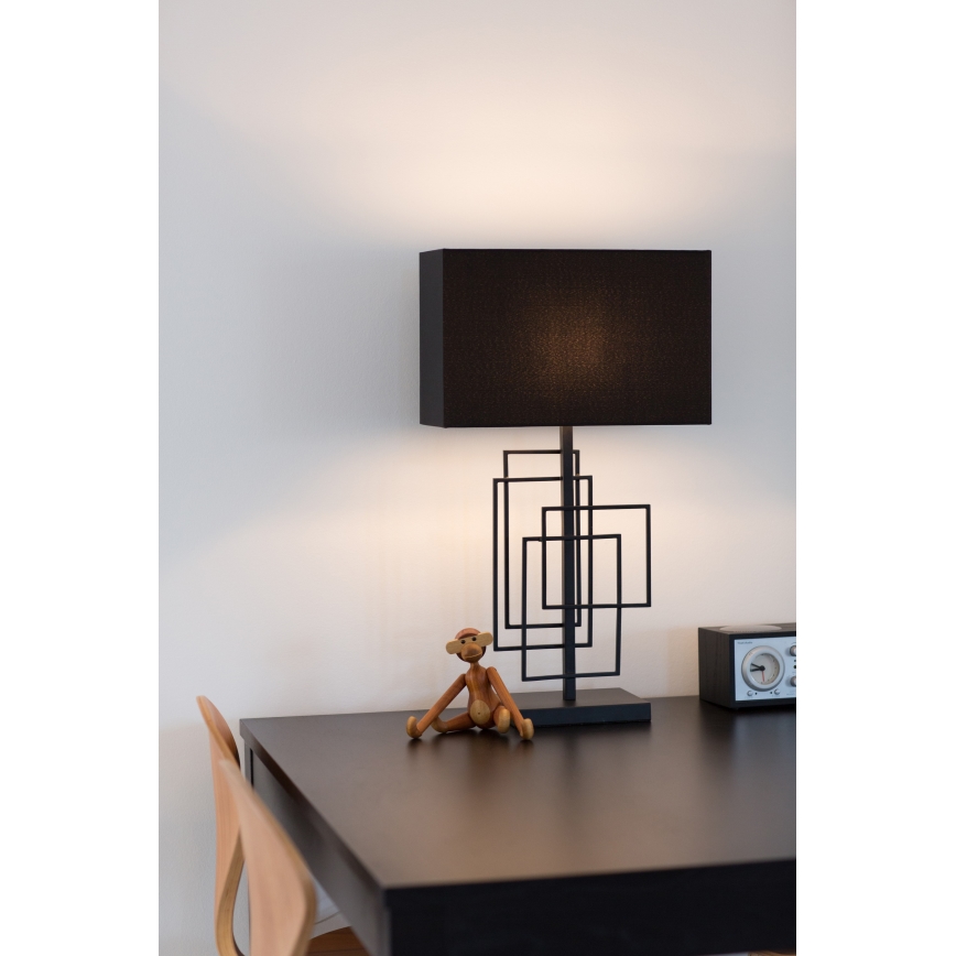 ByRydens - Lampe de table PARAGON 1xE27/5W/230V noire