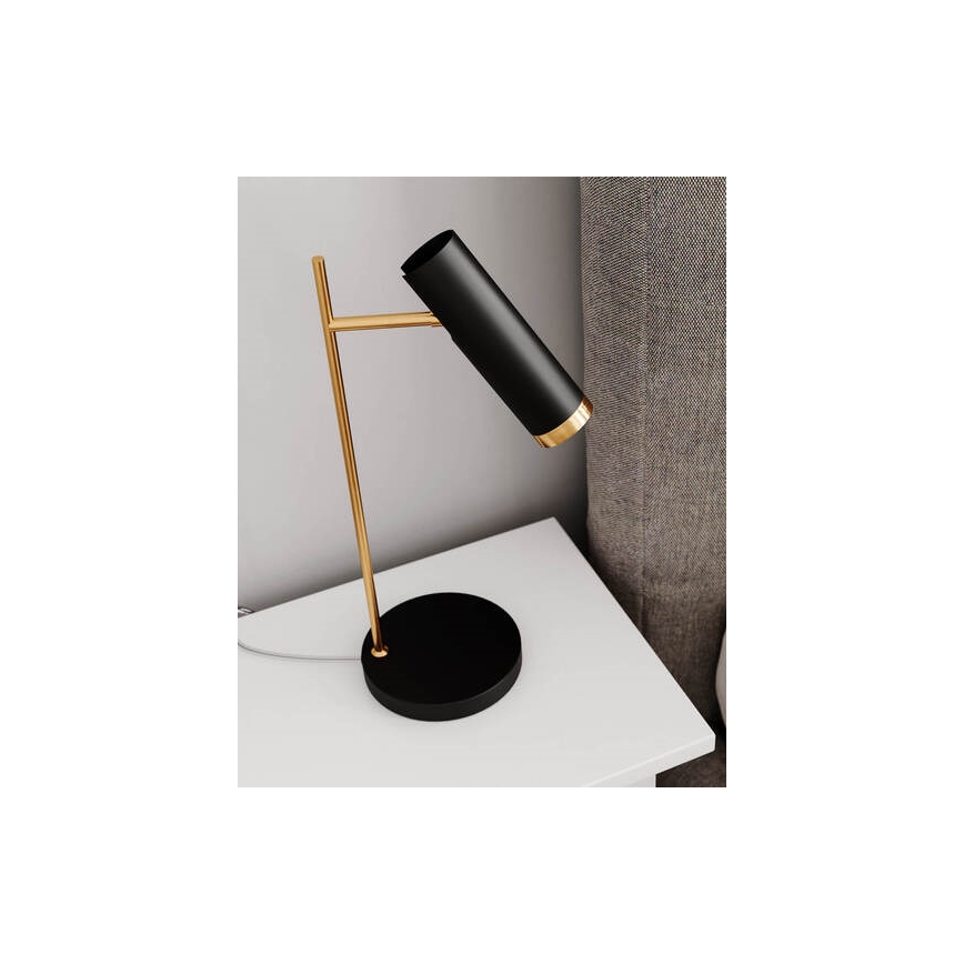 ByRydens - Lampe de table PULS 1xGU10/7W/230V noire