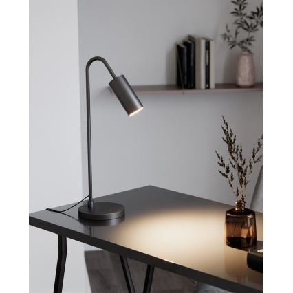 ByRydens - Lampe de table CURVE 1xGU10/7W/230V noire
