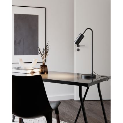 ByRydens - Tischleuchte CURVE 1xGU10/7W/230V schwarz