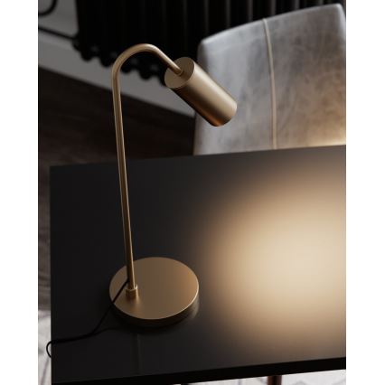 ByRydens - Lampada da tavolo CURVE 1xGU10/7W/230V dorata