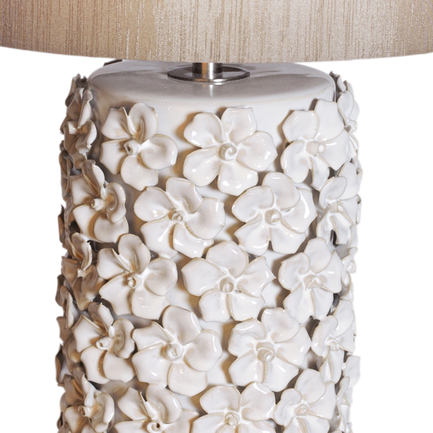 ByRydens - Lampada da tavolo FIORE 1xE27/5W/230V color crema