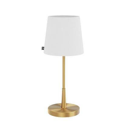 ByRydens - Lampada da tavolo LUMI 1xE27/8W/230V bianca/oro 48,5 cm