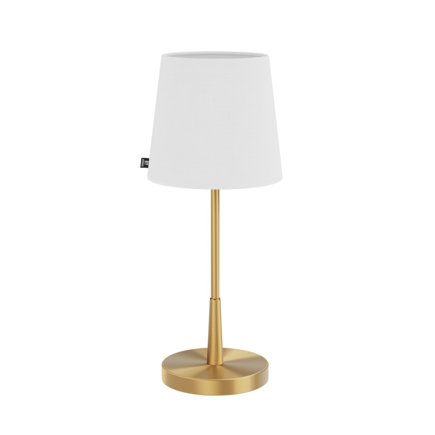 ByRydens - Lampada da tavolo LUMI 1xE27/8W/230V bianca/oro 48,5 cm
