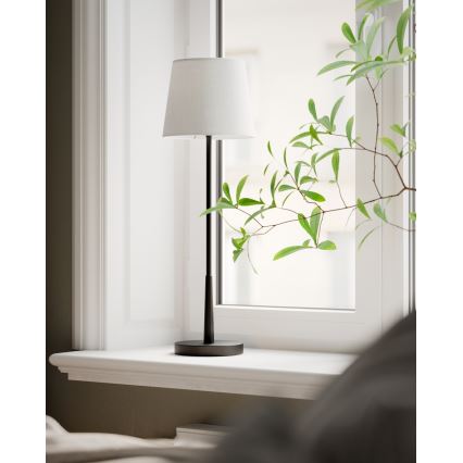 ByRydens - lampada da tavolo LUMI 1xE27/8W/230V bianco/nero 68,5 cm